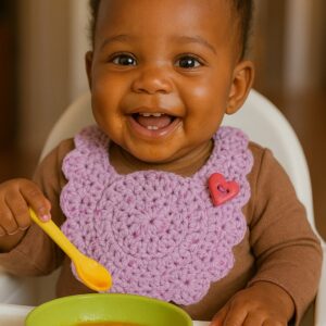 Crochet Bib 2-in-Pack