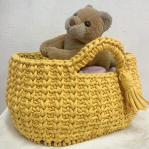 Crochet Diaper Caddy